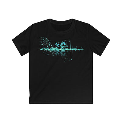 Ka-Ching Kids Neon Aqua Tee -