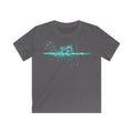 Ka-Ching Kids Neon Aqua Tee -