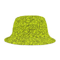 Yellow Track Camo bucket hat, Festival Fashion, Gift for Fashion Lovers, AOP Design