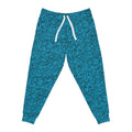 Black Teal Track Camo unisex Joggers, Casual Lounge