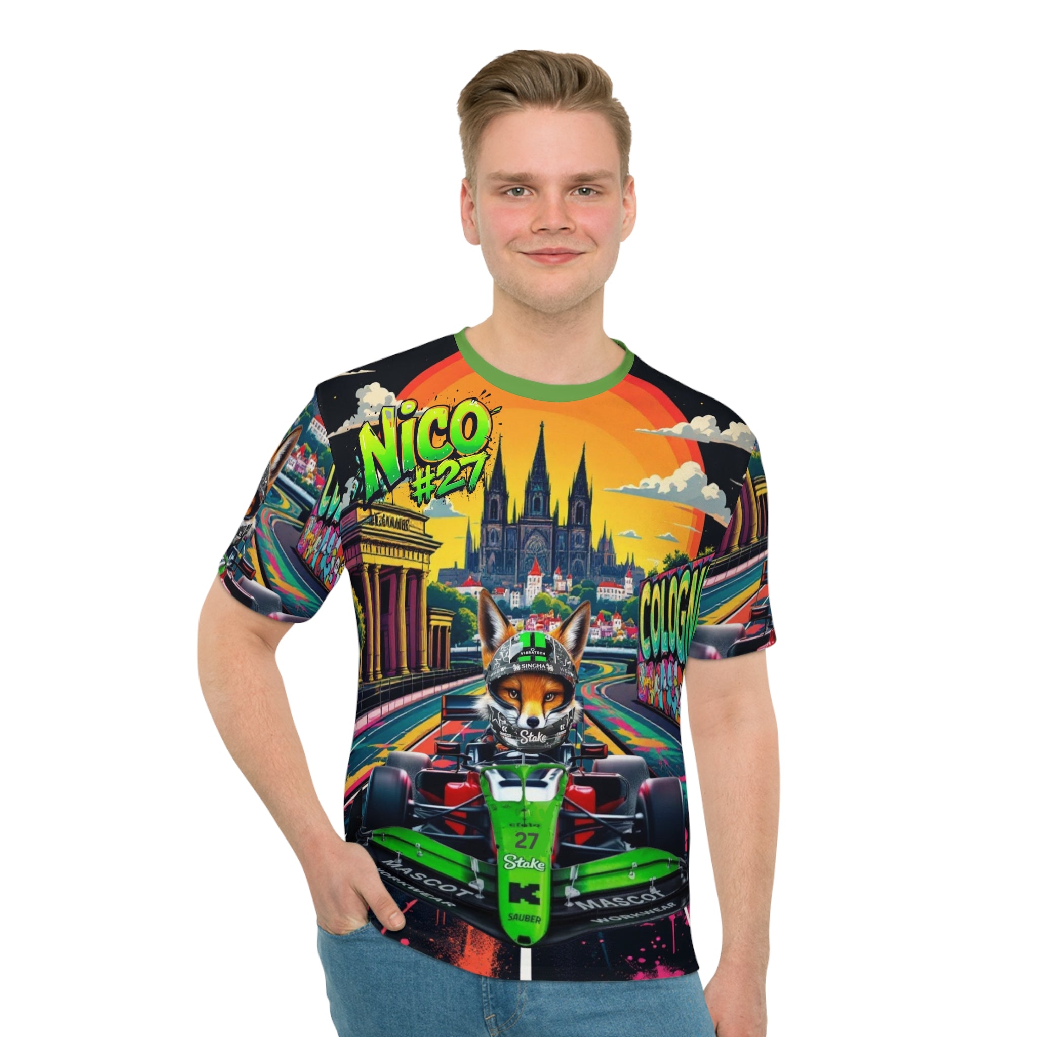 #27 Loose T-Shirt - Colorful Racing Design with - Perfect for Motorsport Fans