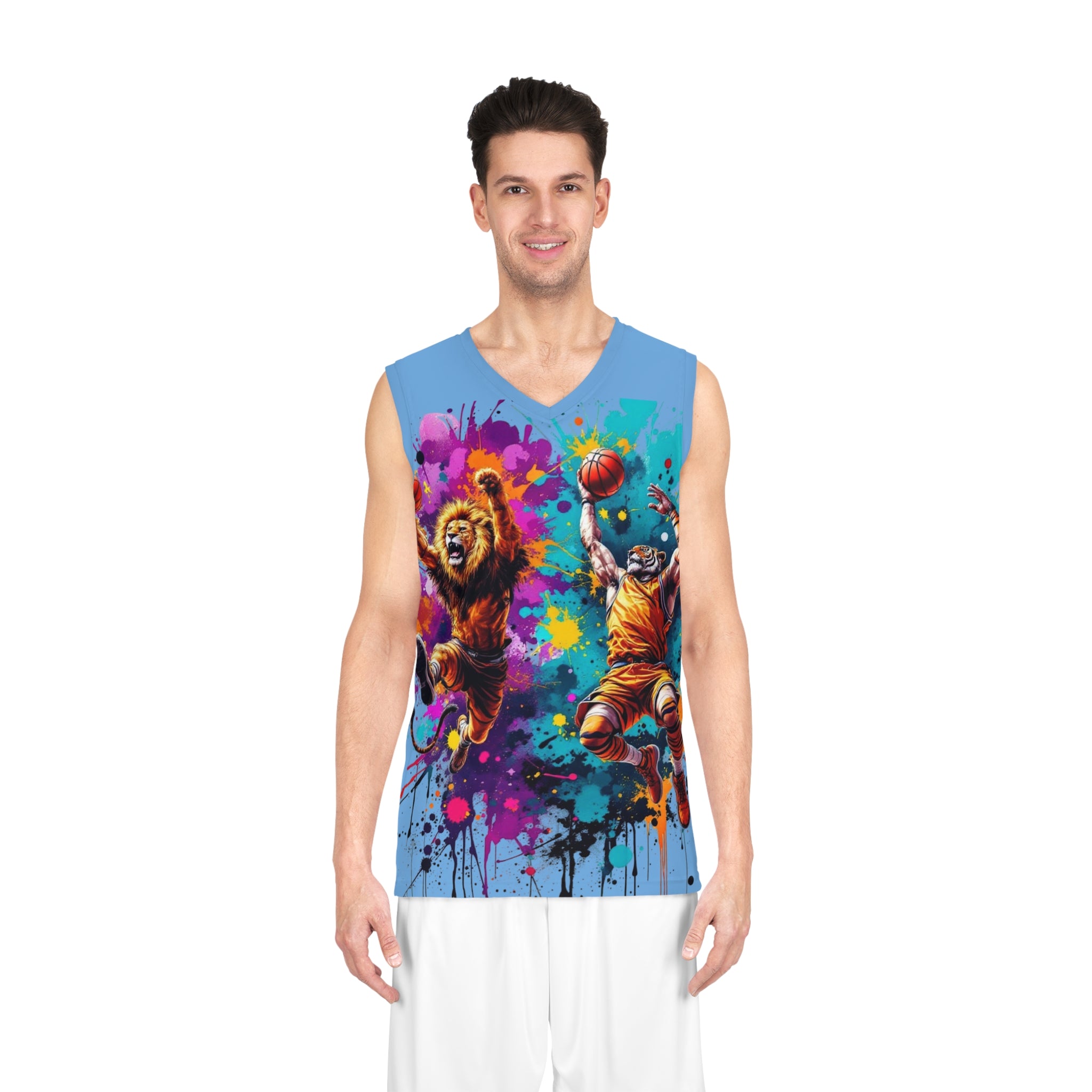 Ka-Ching  Basketball Tank Jersey, Cool Sports Apparel, Funky Athletic Wear, Unique Gift for Sports Lovers, Streetwear Style