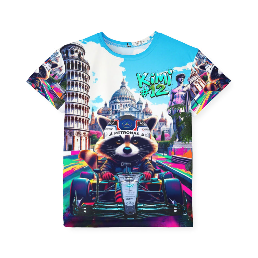 KA #12 Kids T-Shirt, Colorful Racing Shirt, Fun Kids Apparel, Activewear for Kids, Birthday Gift for Boys & Girls