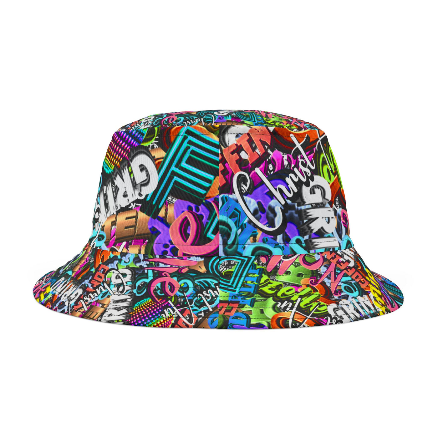 Colour Skateboarding tricks Bucket Hat