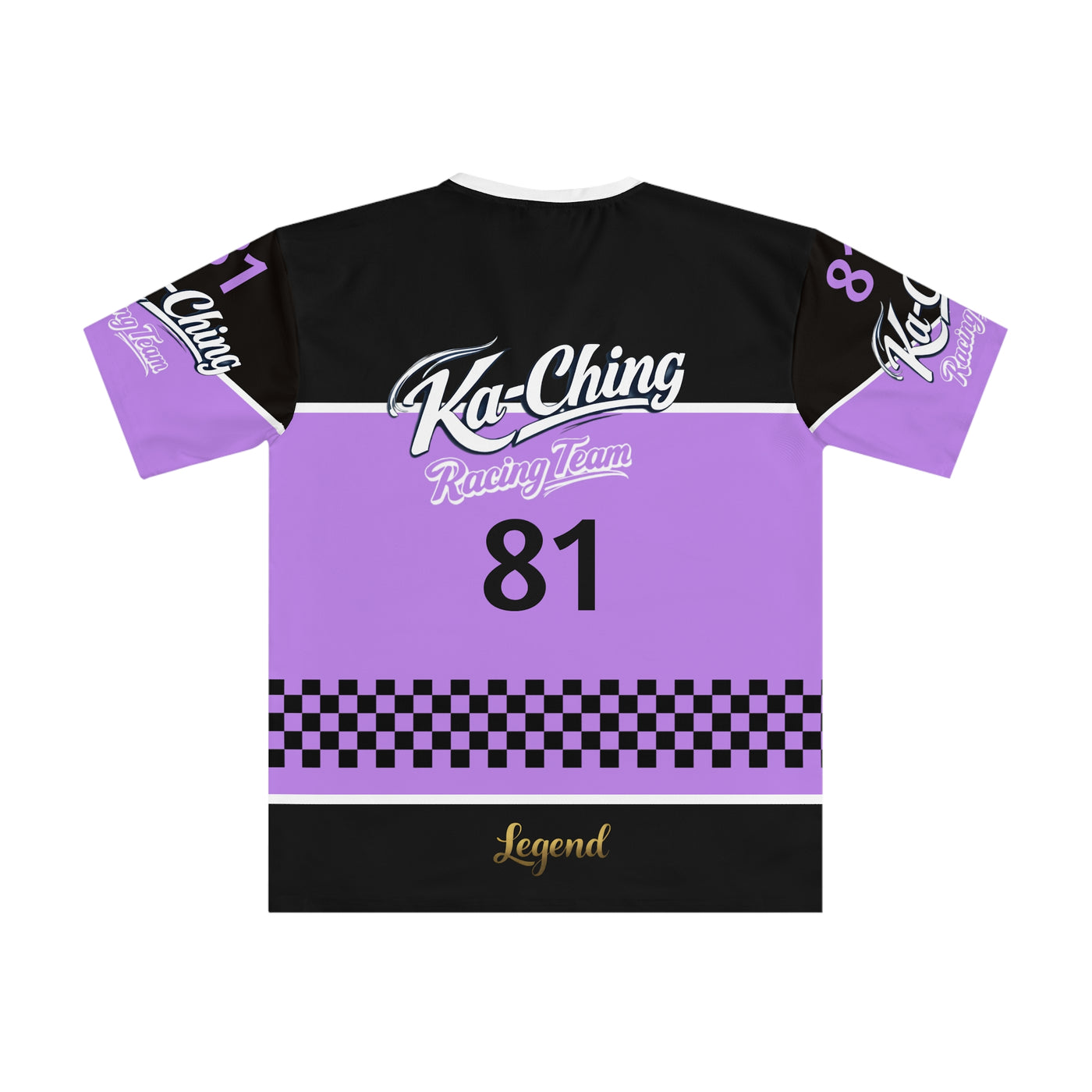 Ka-Ching Racing Team, Motorsports unisex T-Shirt Purple
