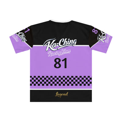 Ka-Ching Racing Team, Motorsports unisex T-Shirt Purple