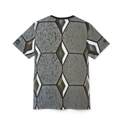 Silver Diamond Glass Brick stainglass Unisex Tee