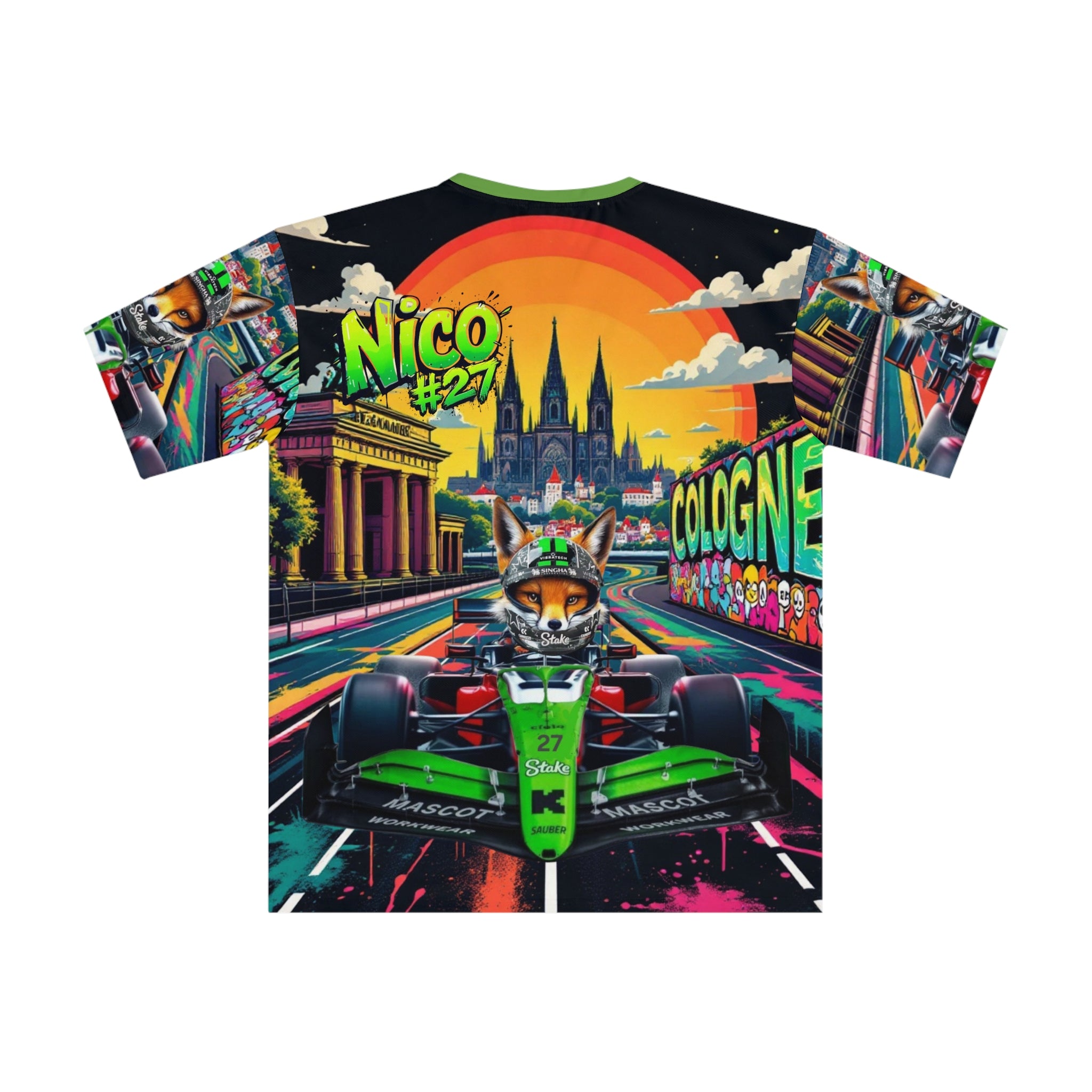 #27 Loose T-Shirt - Colorful Racing Design with - Perfect for Motorsport Fans