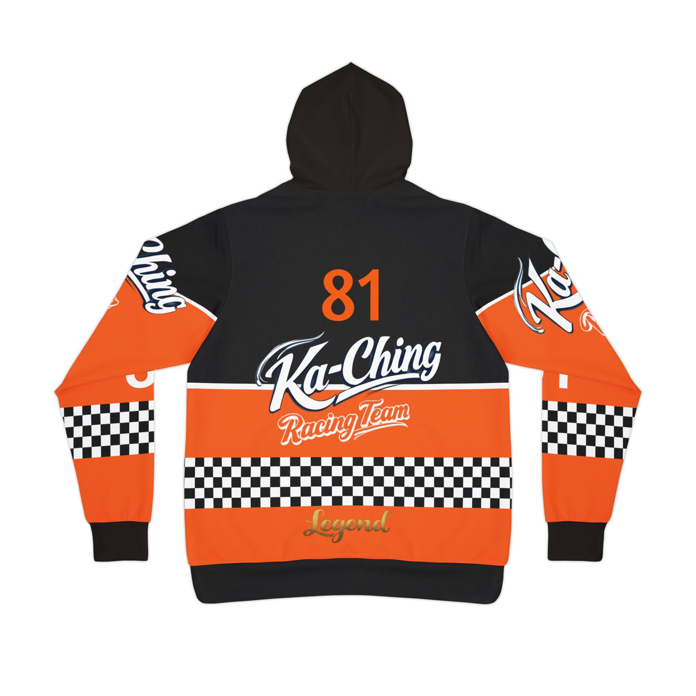 Ka-Ching Racing Hoodie unisex Motorsport Fans Orange