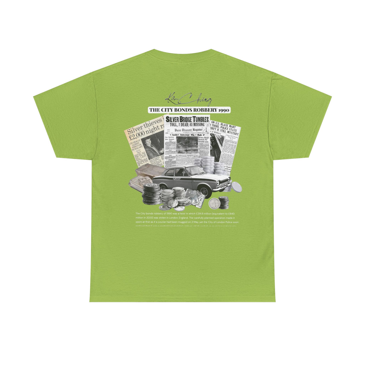 Silver Edition Tee with Retro Design