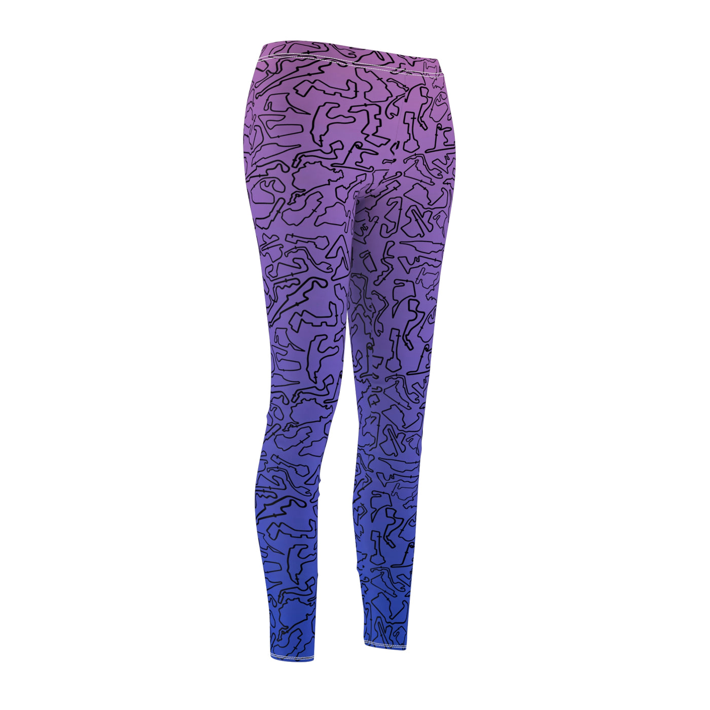 Bblack blue pink Track Casual Leggings