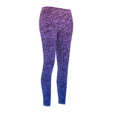 Bblack blue pink Track Casual Leggings