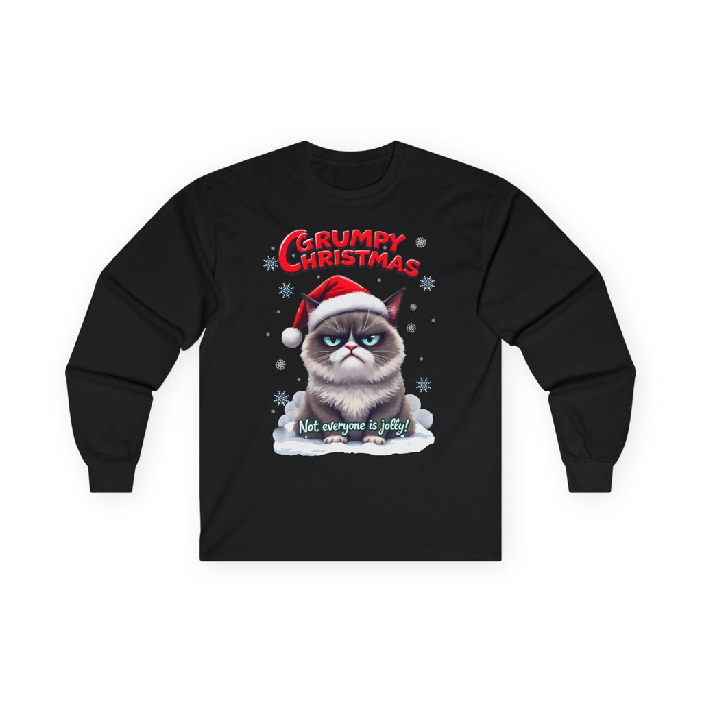 Grumpy Cat's Christmas Unisex Long Sleeve Tee.