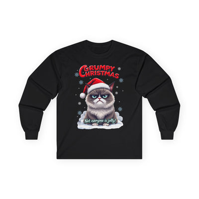 Grumpy Cat's Christmas Unisex Long Sleeve Tee.