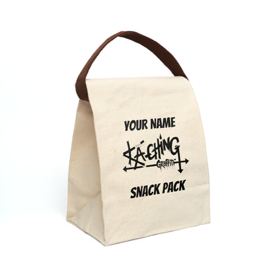 Ka-Ching Graffiti Canvas Lunch Bag. 1