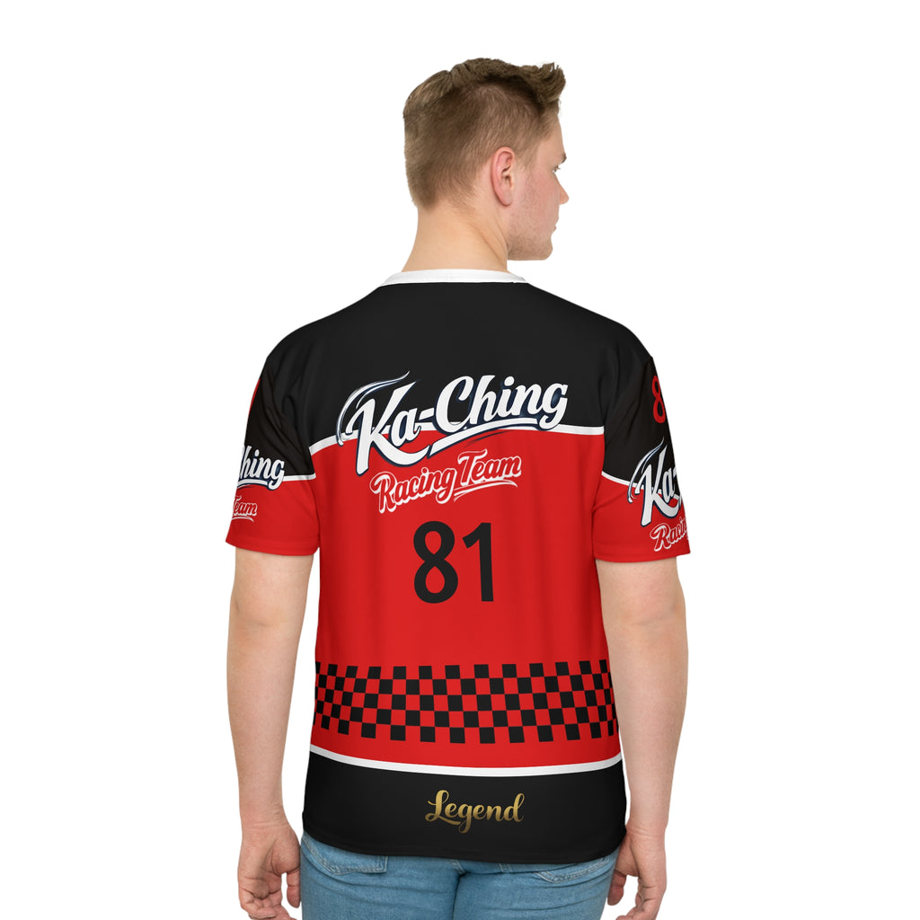 Ka-Ching Racing Team, Motorsports unisex T-Shirt Red