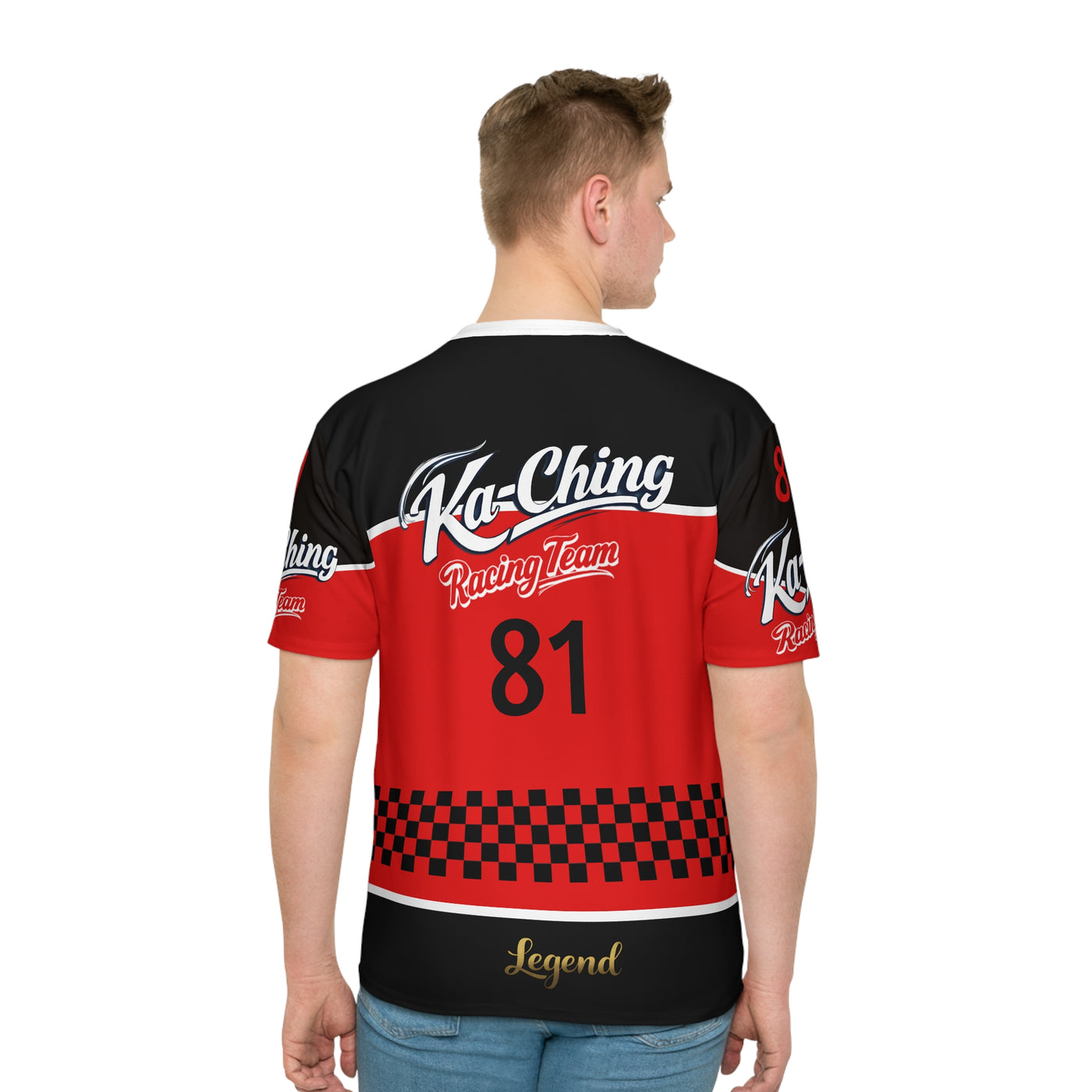 Ka-Ching Racing Team, Motorsports unisex T-Shirt Red
