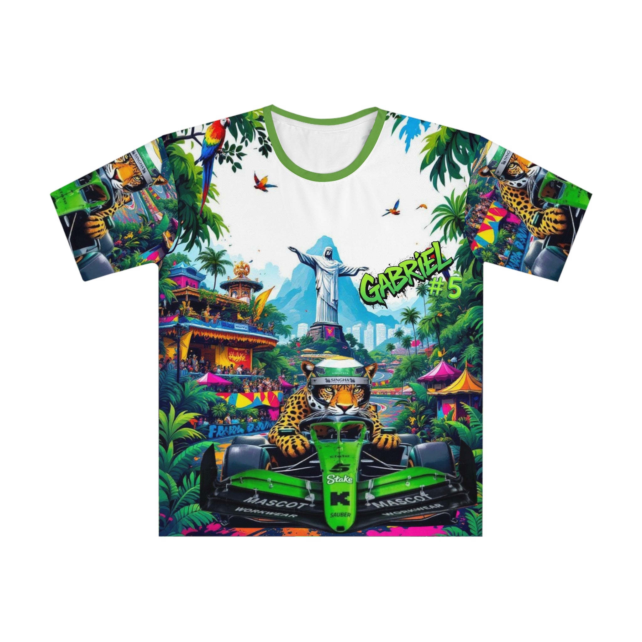 #5 Loose T-Shirt - Colorful Racing Design - Perfect for Motorsport Fans