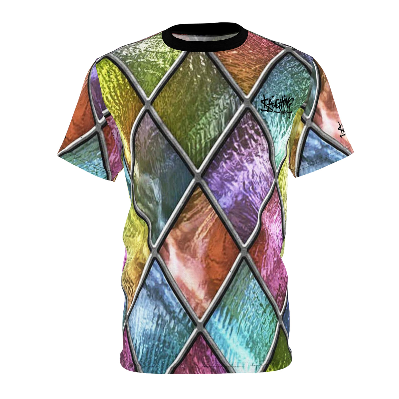 Lead Diamond Glassƙt stainglass Unisex Tee