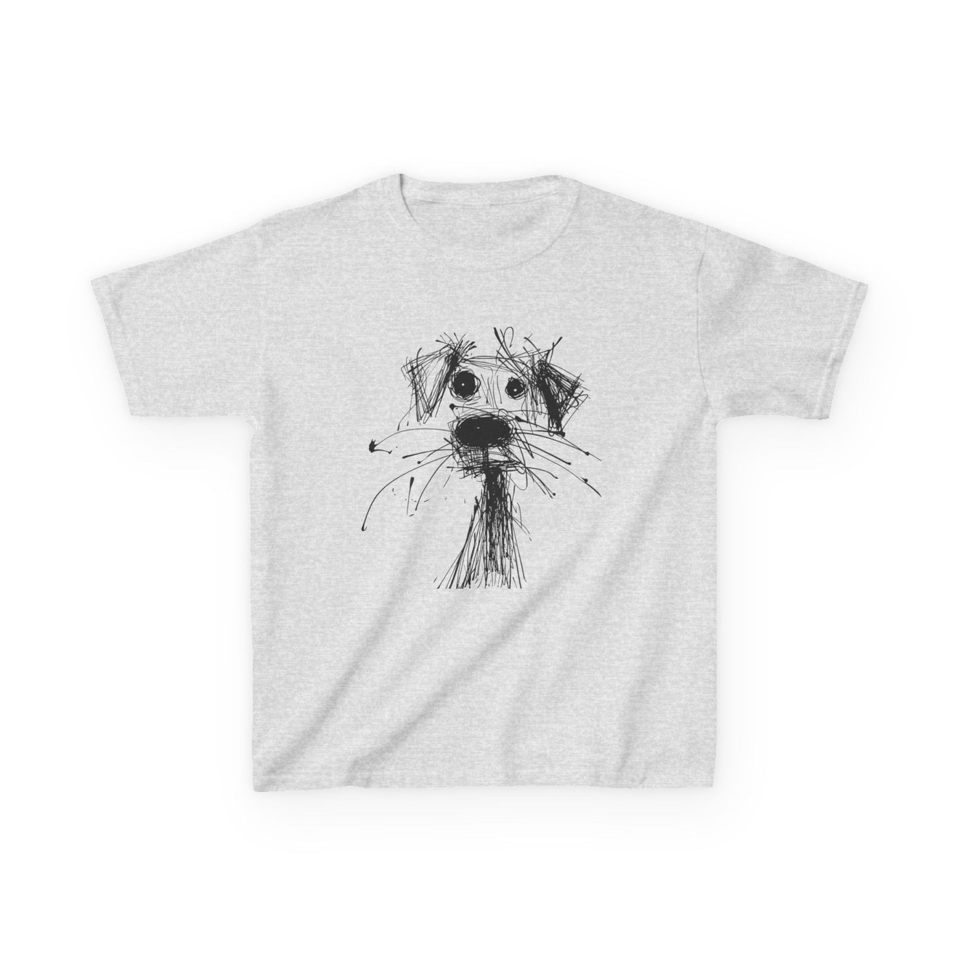 Kids Dog Sketch Tee | Adorable Pet Lover Shirt