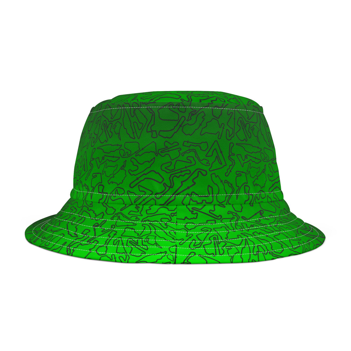 Black Green Track Camo bucket hat , Festival Fashion, Gift for Fashion Lovers, AOP Design