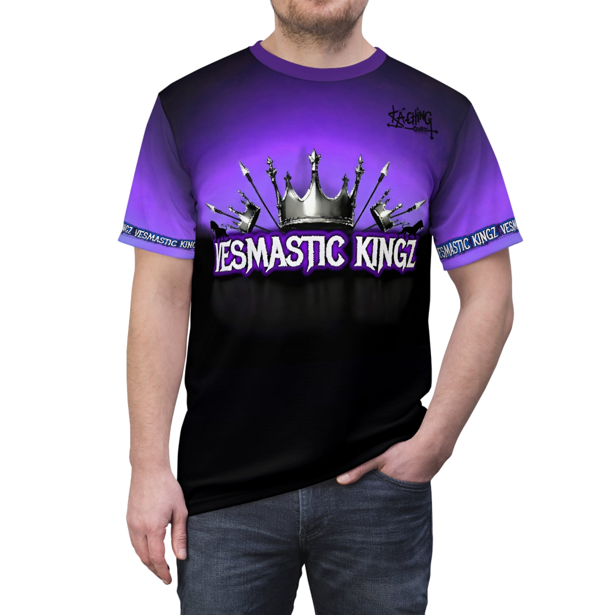 Midnight Purple Vesmatic Kingz, Ka-Ching Unisex Tee