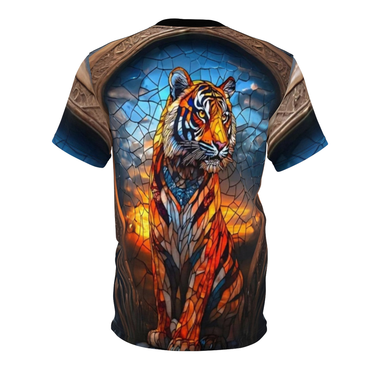 Ka-Ching Tiger Stainglass inspired Unisex Tee