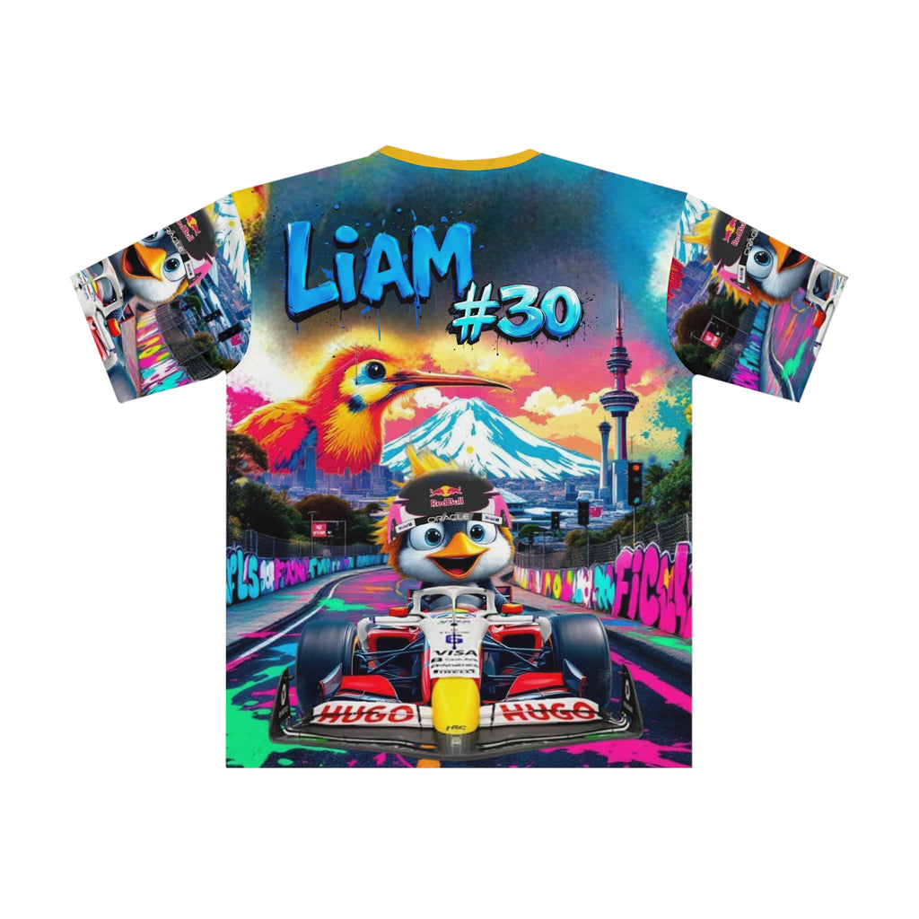 LL Loose T-Shirt - Colorful Racing Design - Perfect for Motorsport Fans