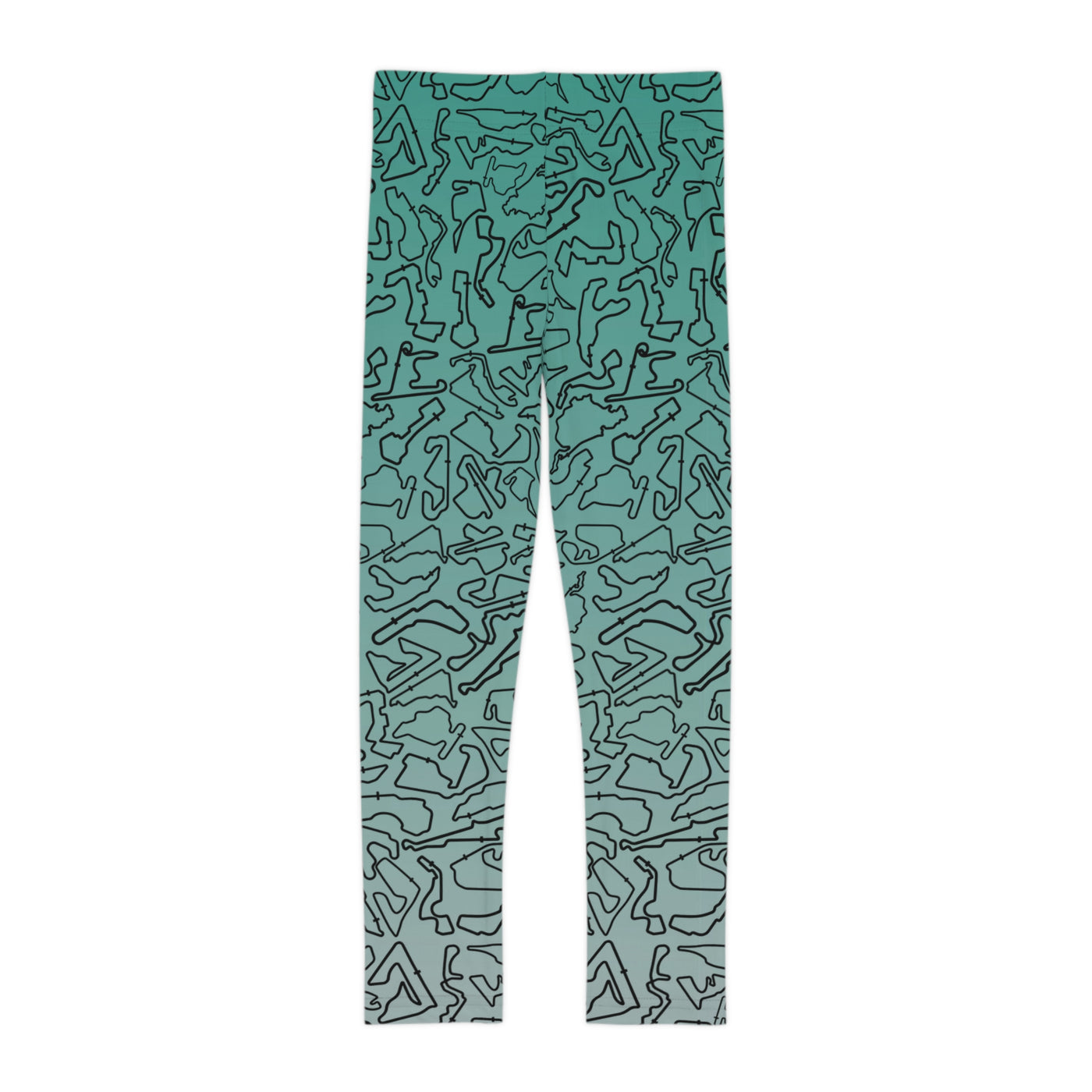 Track print tealto silverkids Leggings, Activewear, Fashionable