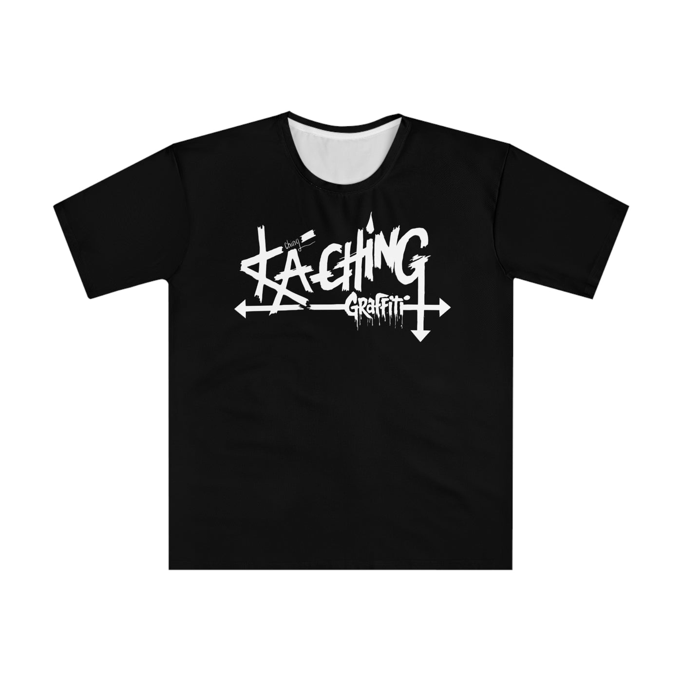 Ka-Ching Graffiti T-Shirt, Streetwear Tee, Casual Wear, Summer Style Black