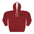 Ka-Ching Graffiti Dark Red Hoodie - Unisex Pullover, Streetwear Fashion, Casualwear, Unique Graphic Sweatshirt, Gift for Creative Souls