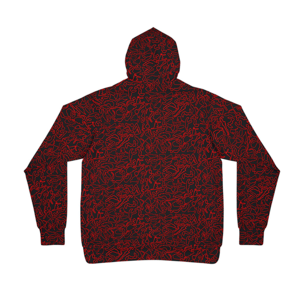MV1 Track Red B Hoodie