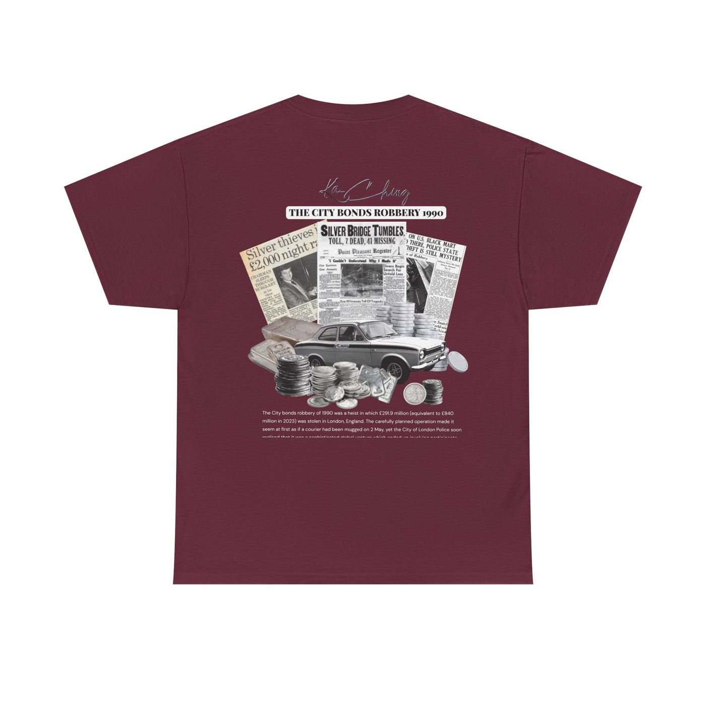 Silver Edition Tee with Retro Design