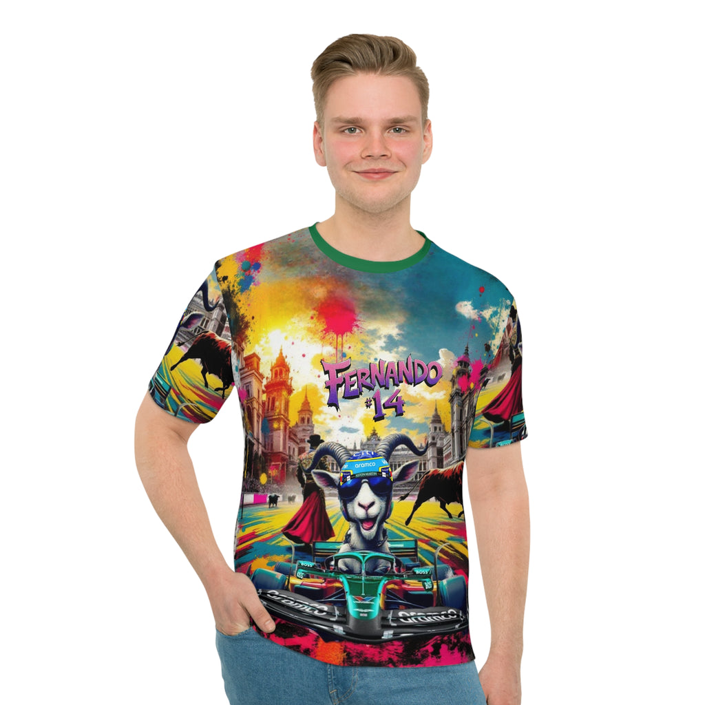 FA #14 T-Shirt - Colorful Racing Design - Perfect for Motorsport Fans