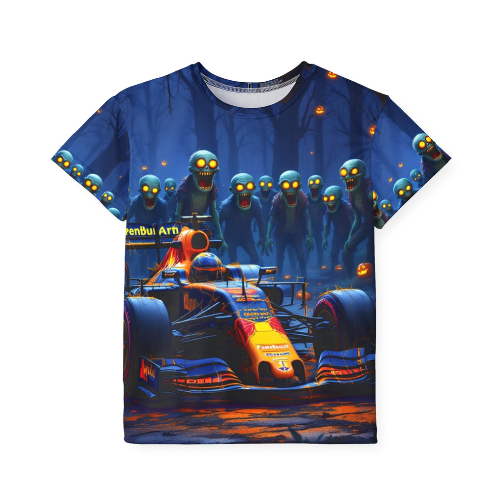 Leave the zombies behind kids Unisex Tee