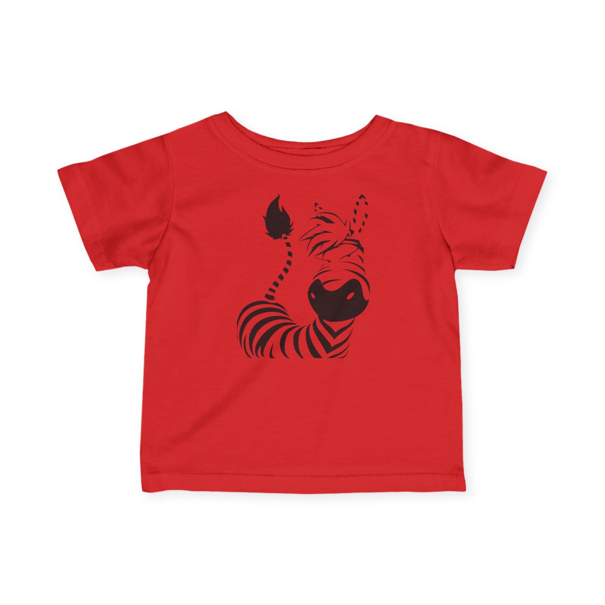 Cute Zebra Infant Tee, Baby Animal Shirt