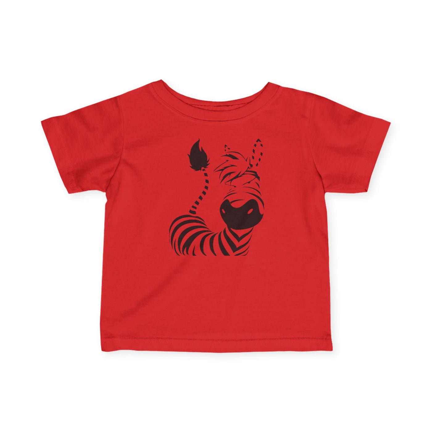 Cute Zebra Infant Tee, Baby Animal Shirt