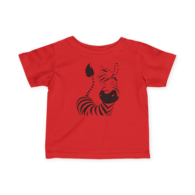 Cute Zebra Infant Tee, Baby Animal Shirt