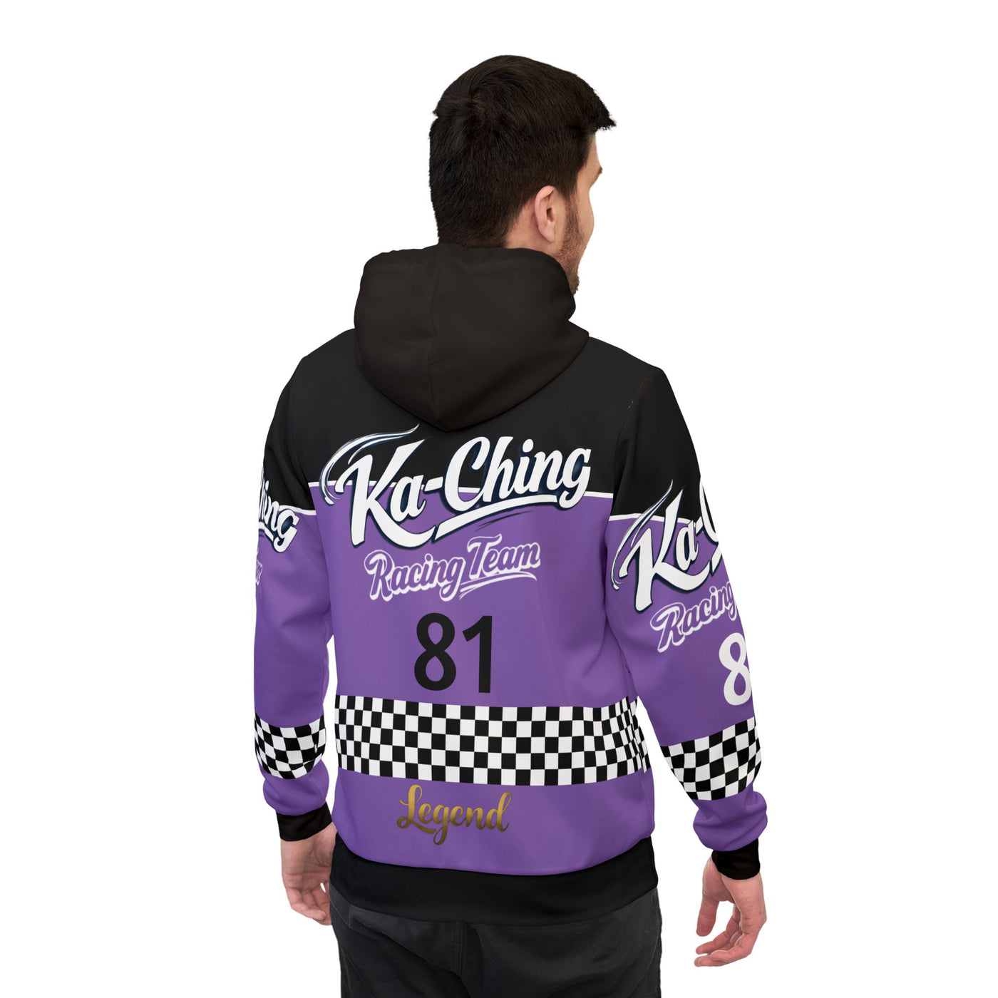 Ka-Ching Racing Hoodie unisex Motorsport Fans Purple