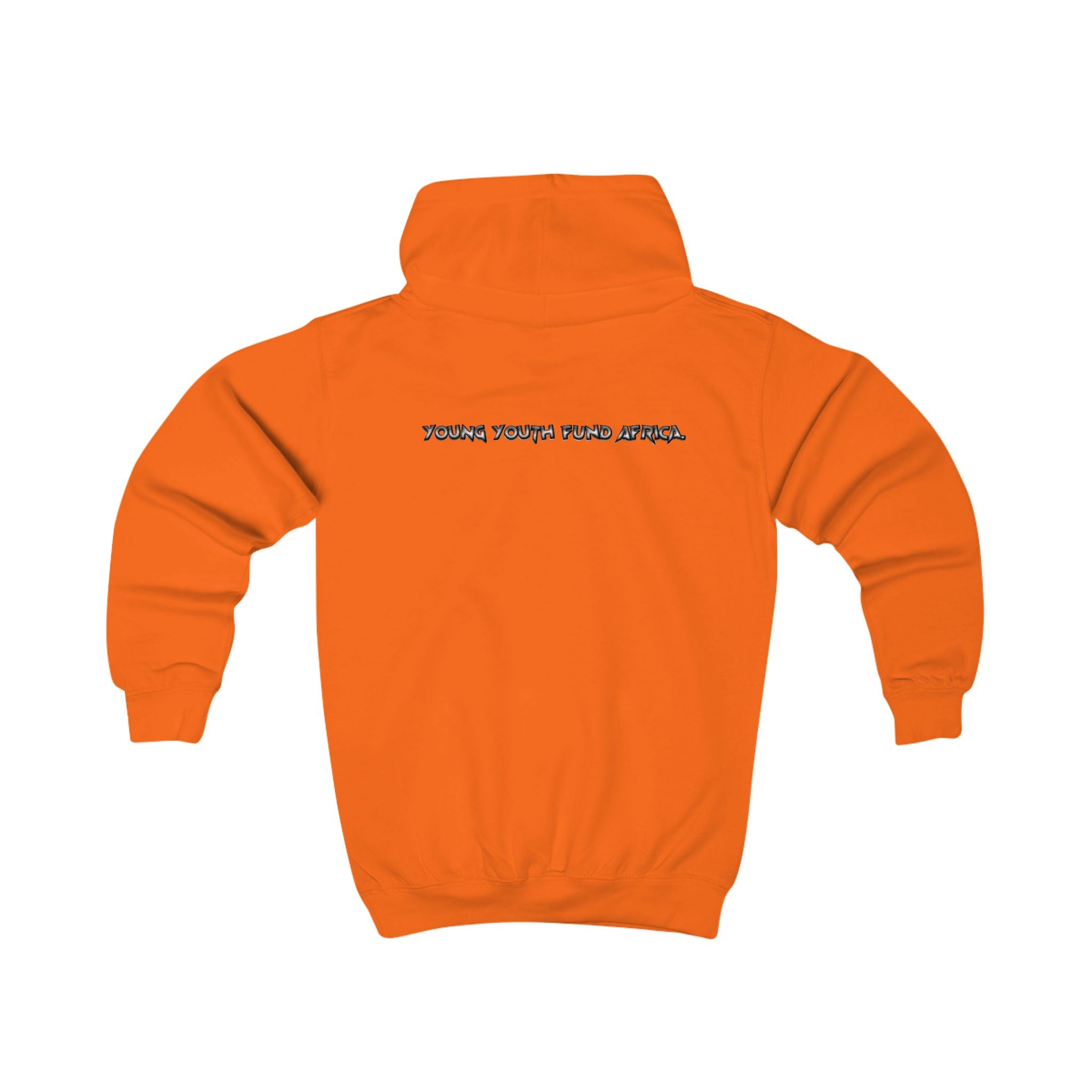 YYFA Kids Hoodie - Vibrant Skate Graphic “Where Youth Find Africa” Pullover