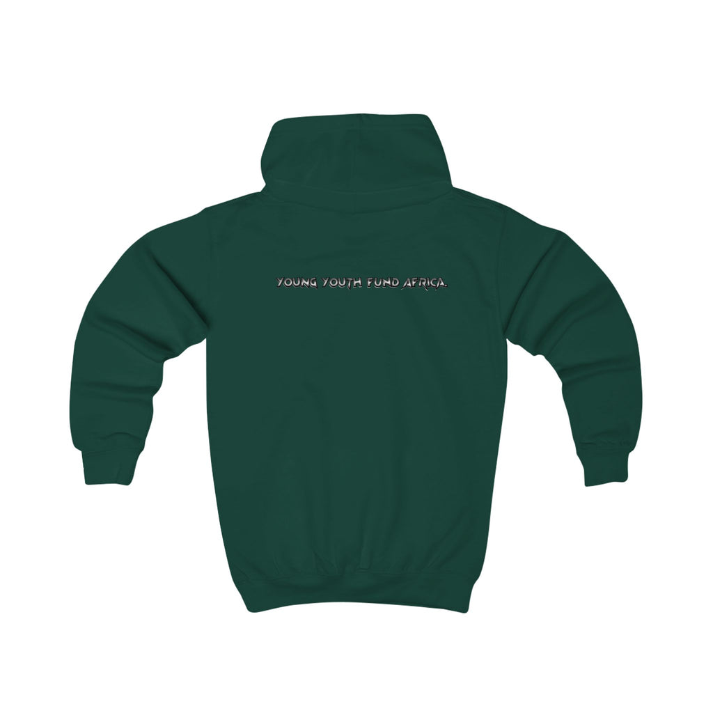YYFA Kids Hoodie - Vibrant Skate Graphic “Where Youth Find Africa” Pullover