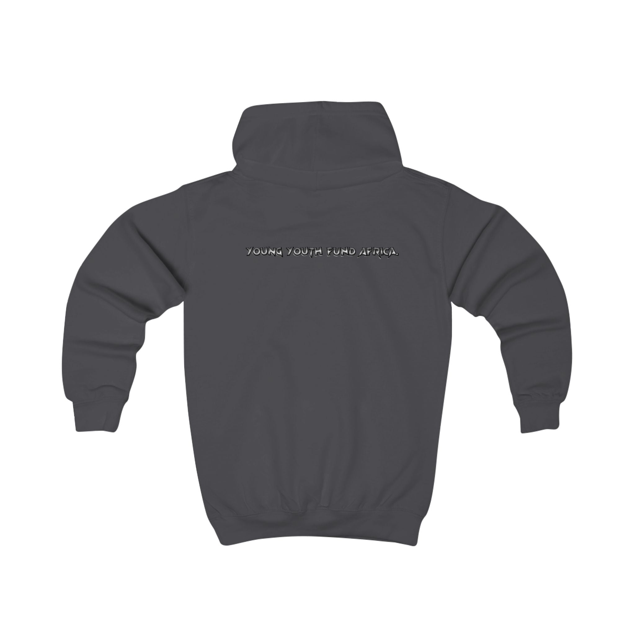 YYFA Kids Hoodie - Vibrant Skate Graphic “Where Youth Find Africa” Pullover