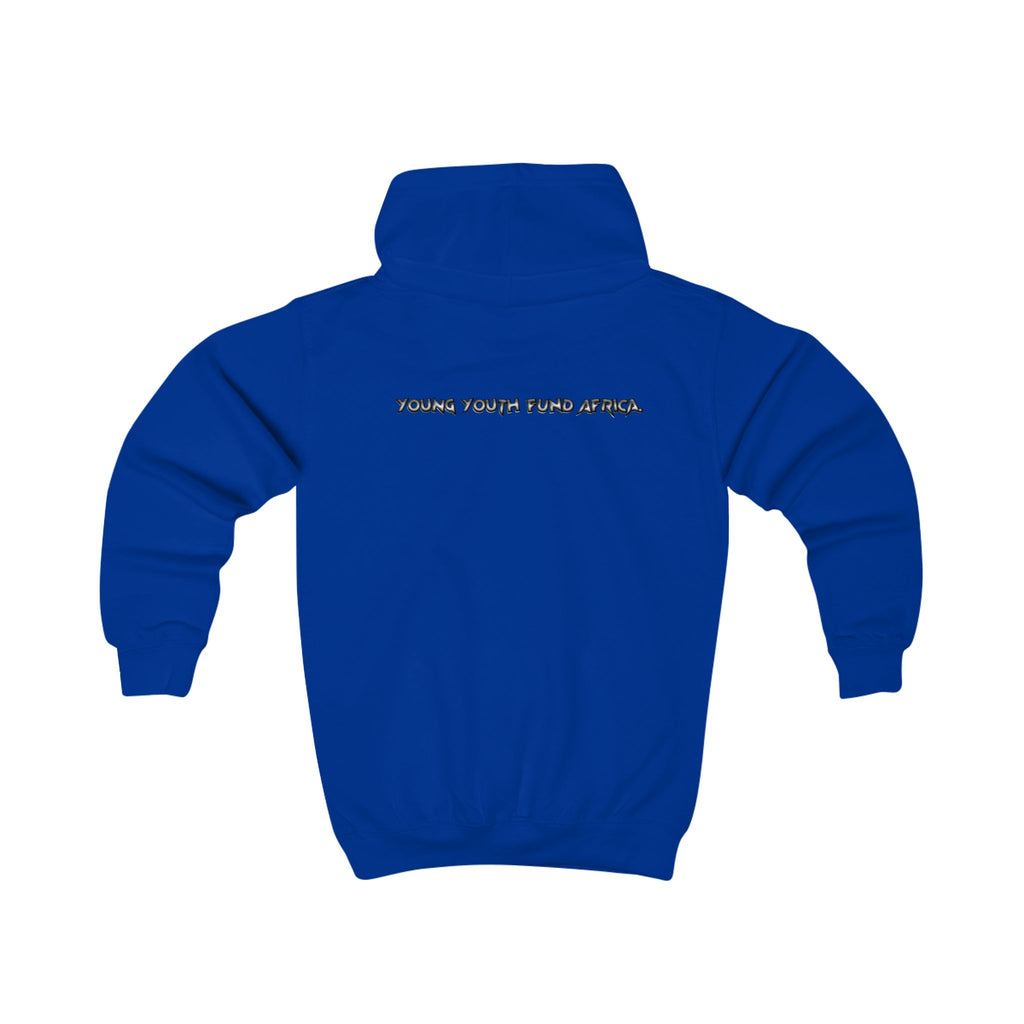 YYFA Kids Hoodie - Vibrant Skate Graphic “Where Youth Find Africa” Pullover