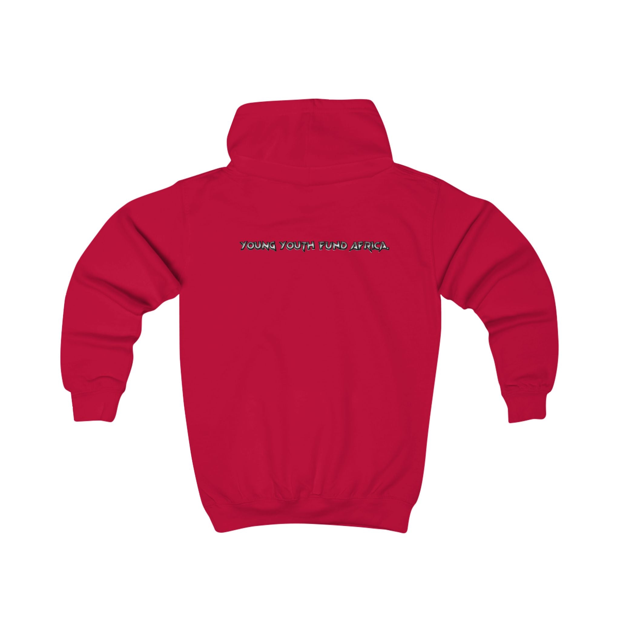 YYFA Kids Hoodie - Vibrant Skate Graphic “Where Youth Find Africa” Pullover