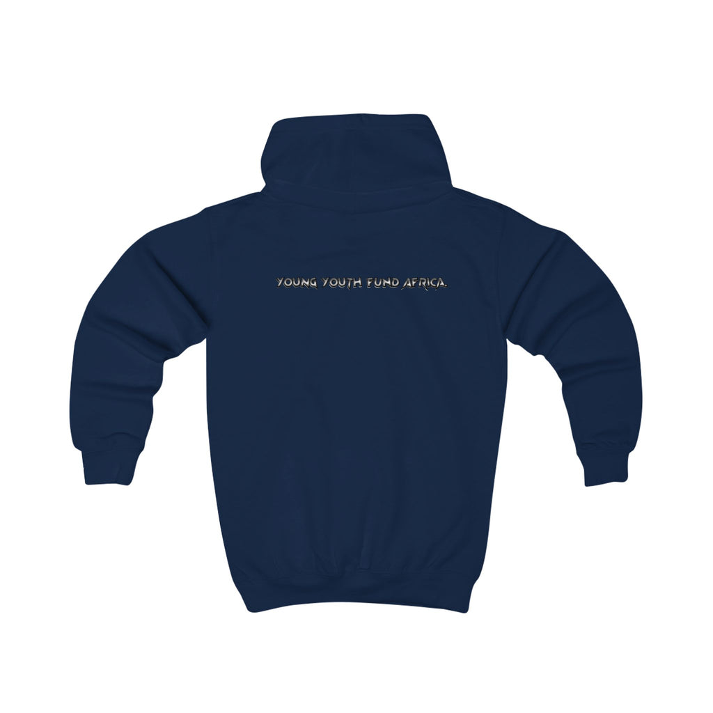 YYFA Kids Hoodie - Vibrant Skate Graphic “Where Youth Find Africa” Pullover
