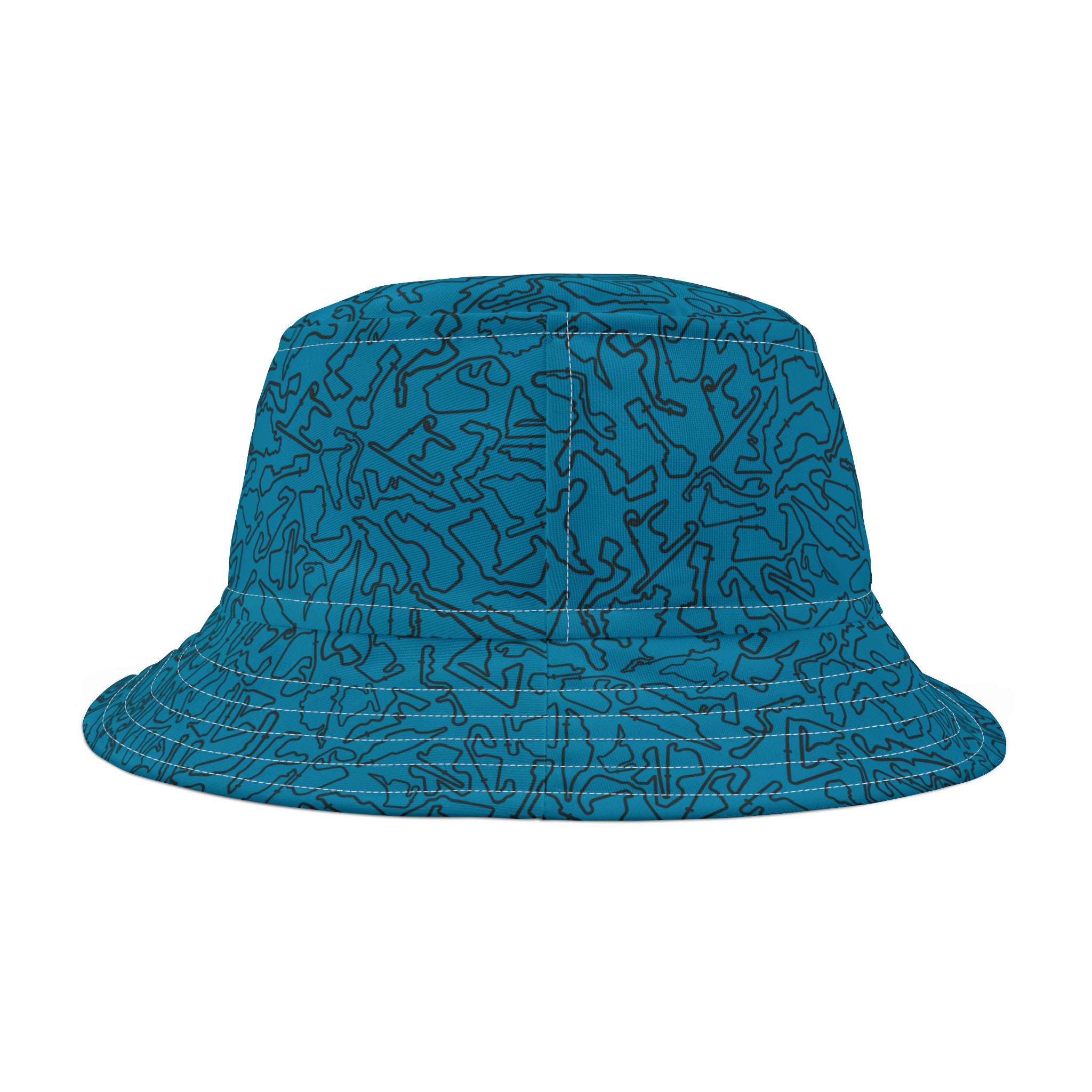 Teal bucket hat , Festival Fashion, Gift for Fashion Lovers, AOP Design