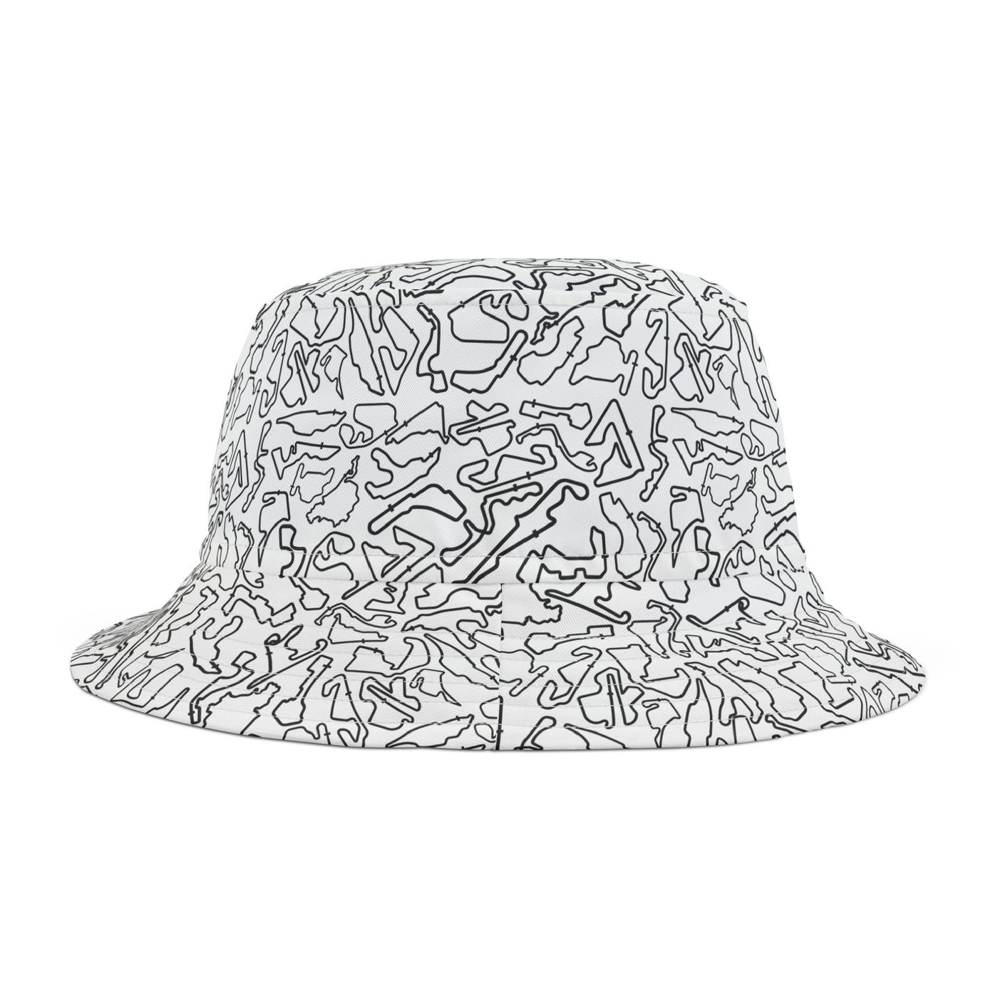 Black White Track Camo, bucket hat , Festival Fashion, Gift for Fashion Lovers, AOP Design