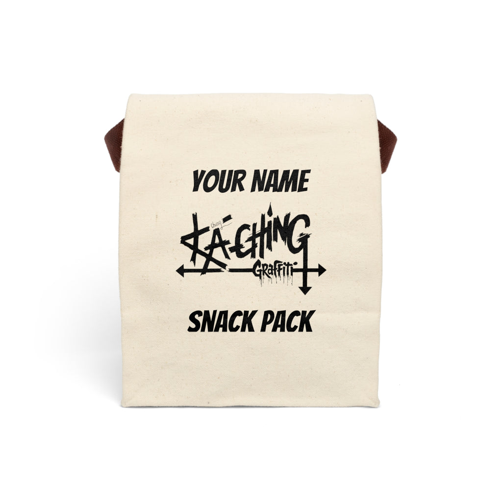 Ka-Ching Graffiti Canvas Lunch Bag. 1