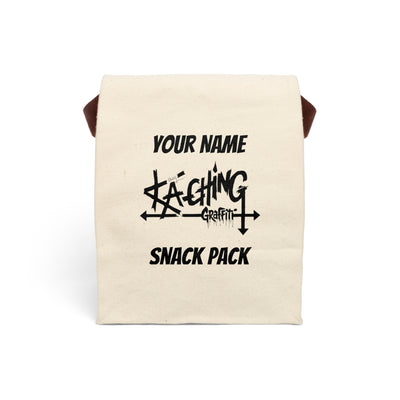 Ka-Ching Graffiti Canvas Lunch Bag. 1