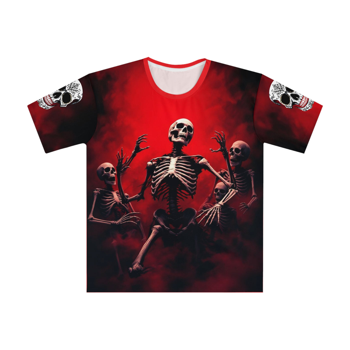 Unisex Skeleton Graphic Tee,